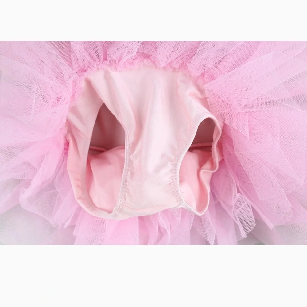 Revolution Dancewear Girls’ Fairy Tutu Costume Pink, Teal & Green Glitter Size L